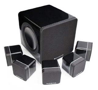 CAMBRIDGE AUDIO MINX NERO KIT DIFFUSORI 5 SATELLITI + SUBWOOFER ATTIVO GARANZIA UFFICIALE ITALIA