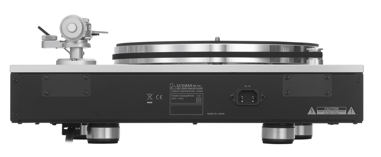 Luxman PD-151 dust cover Giradischi analogico trazione a cinghia piatto in alluminio da 4kg