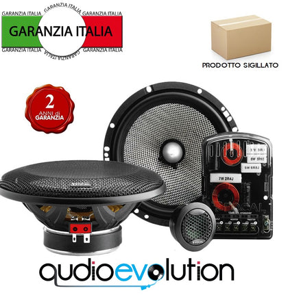 FOCAL 165AS kit 2 vie woofer da 165mm + tweeter e crossover sigillati garanzia italia