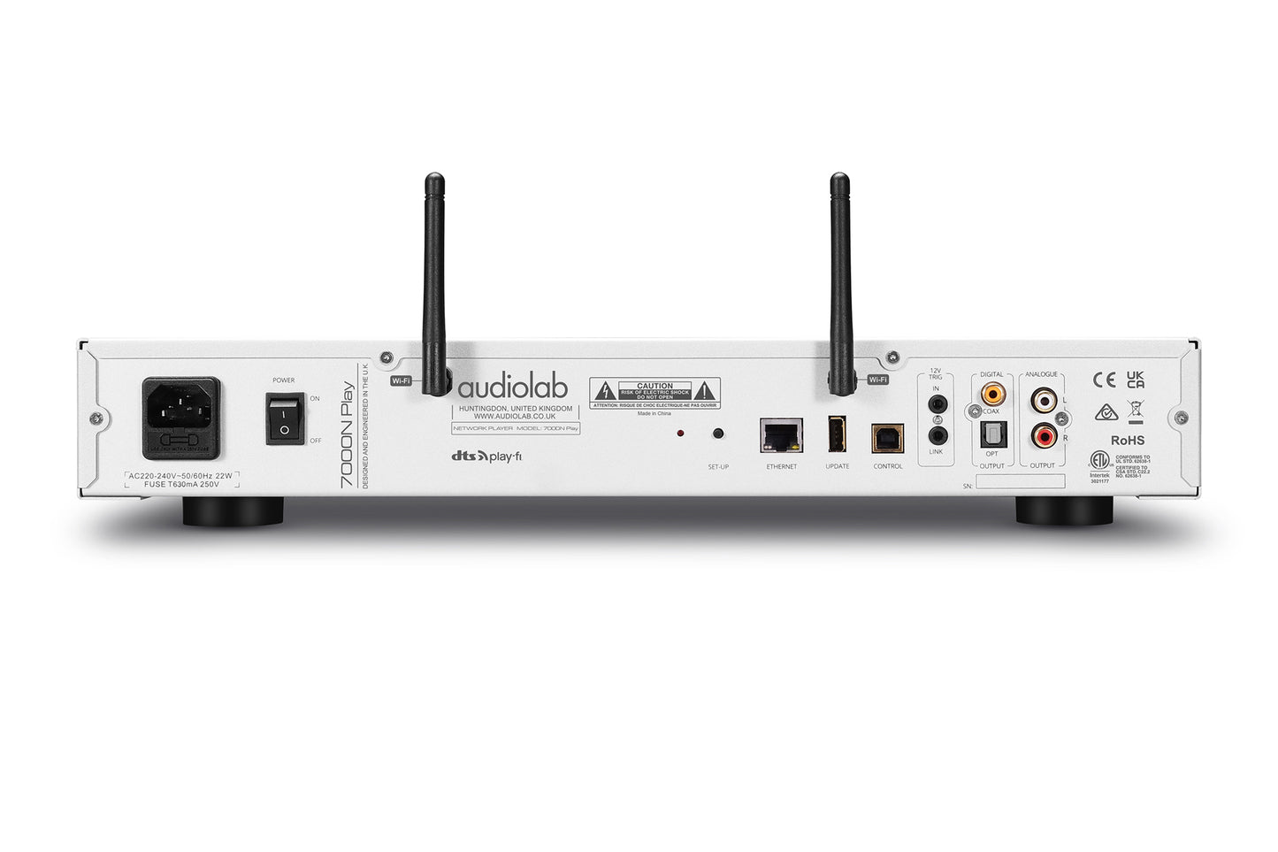 Audiolab 7000N silver lettore streamer di rete dac sabre ES9038Q2M