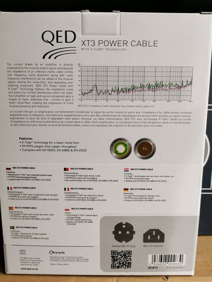 Qed reference XT 3 da 1 metro cavo di alimentazione