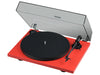 PRO-JECT PRIMARY E ROSSO GIRADISCHI COMPLETO DI COPERCHIO NUOVO GARANZIA ITALIA