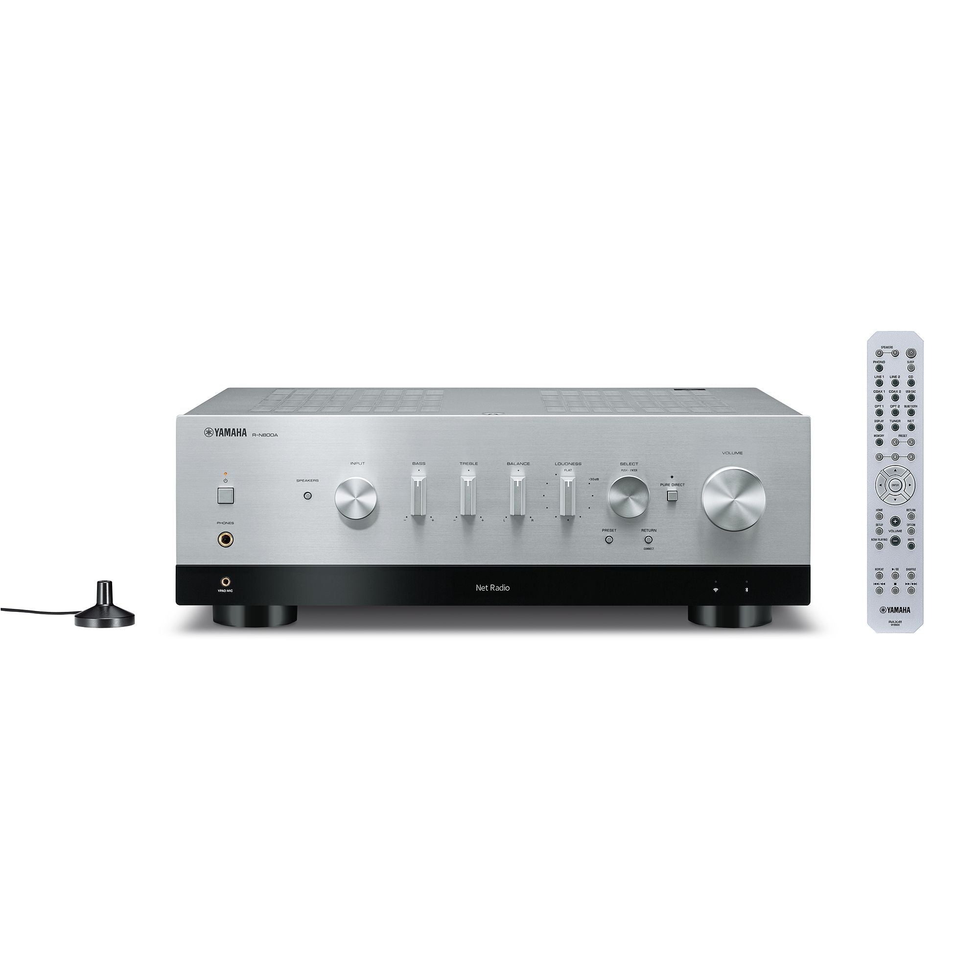 Yamaha R-N800A silver amplificatore stereo con dac e radio dab+