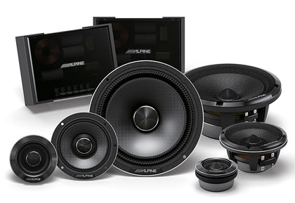 Alpine HDZ-653 sistema di altoparlanti Hi-Res a 3 vie separate Alpine Status con crossover audiophile