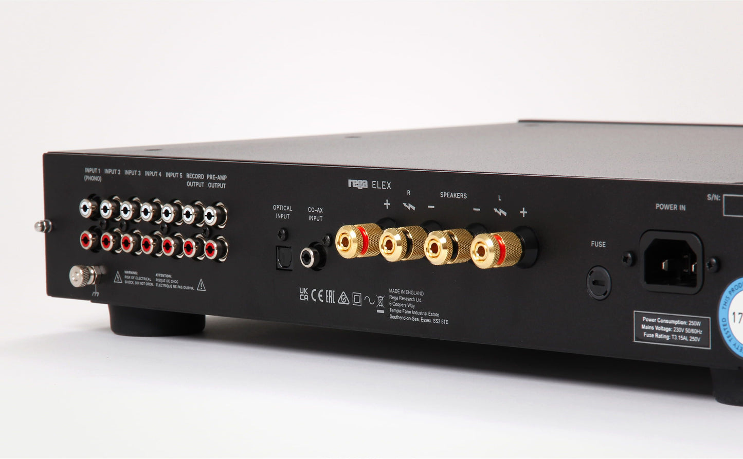 Rega Elex MK4 amplificatore 2 canali con ingressi digitali DAC