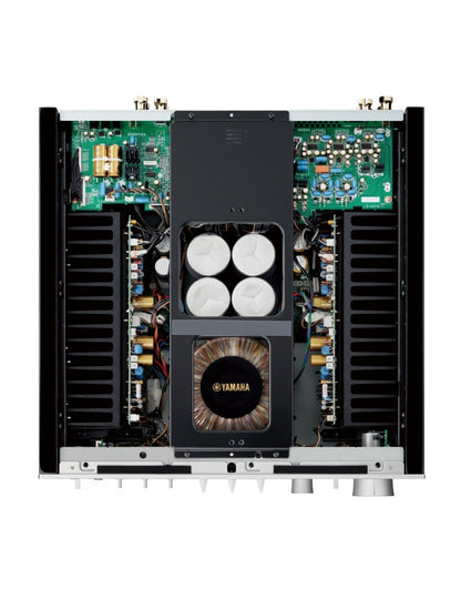 Yamaha as2200 silver amplificatore integrato 2x90 watt xlr e phono mm-mc
