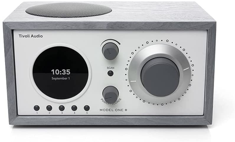 Tivoli model one plus bianco-grigio radio dab+ fm