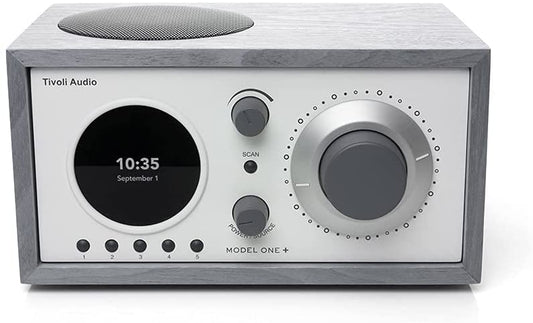 Tivoli model one plus bianco-grigio radio dab+ fm