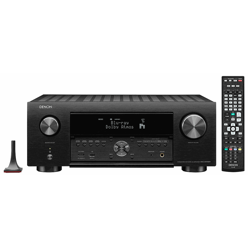Denon AVC-X4700H nero sintoav 9.2 ch 200 watt 8K Alexa Airplay HDR10+