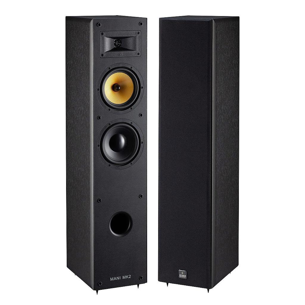 Davis Acoustics mani mk2 nero diffusori da pavimento 3 vie