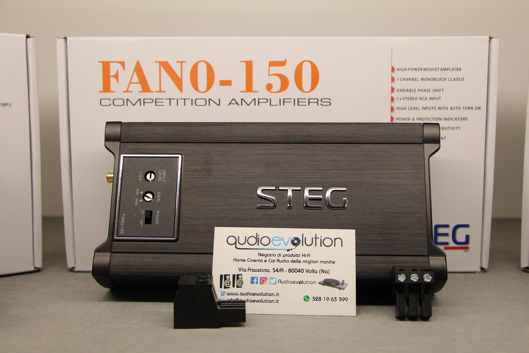 Steg Fano 150 amplificatore mono 100 watt rms suono audiophile