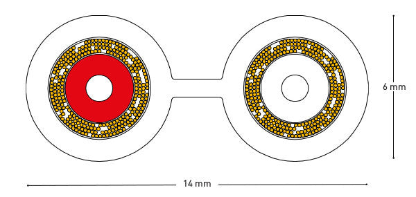 QED XT40i cavo per diffusori 12 AWG X-Tube Technology prezzo per ML