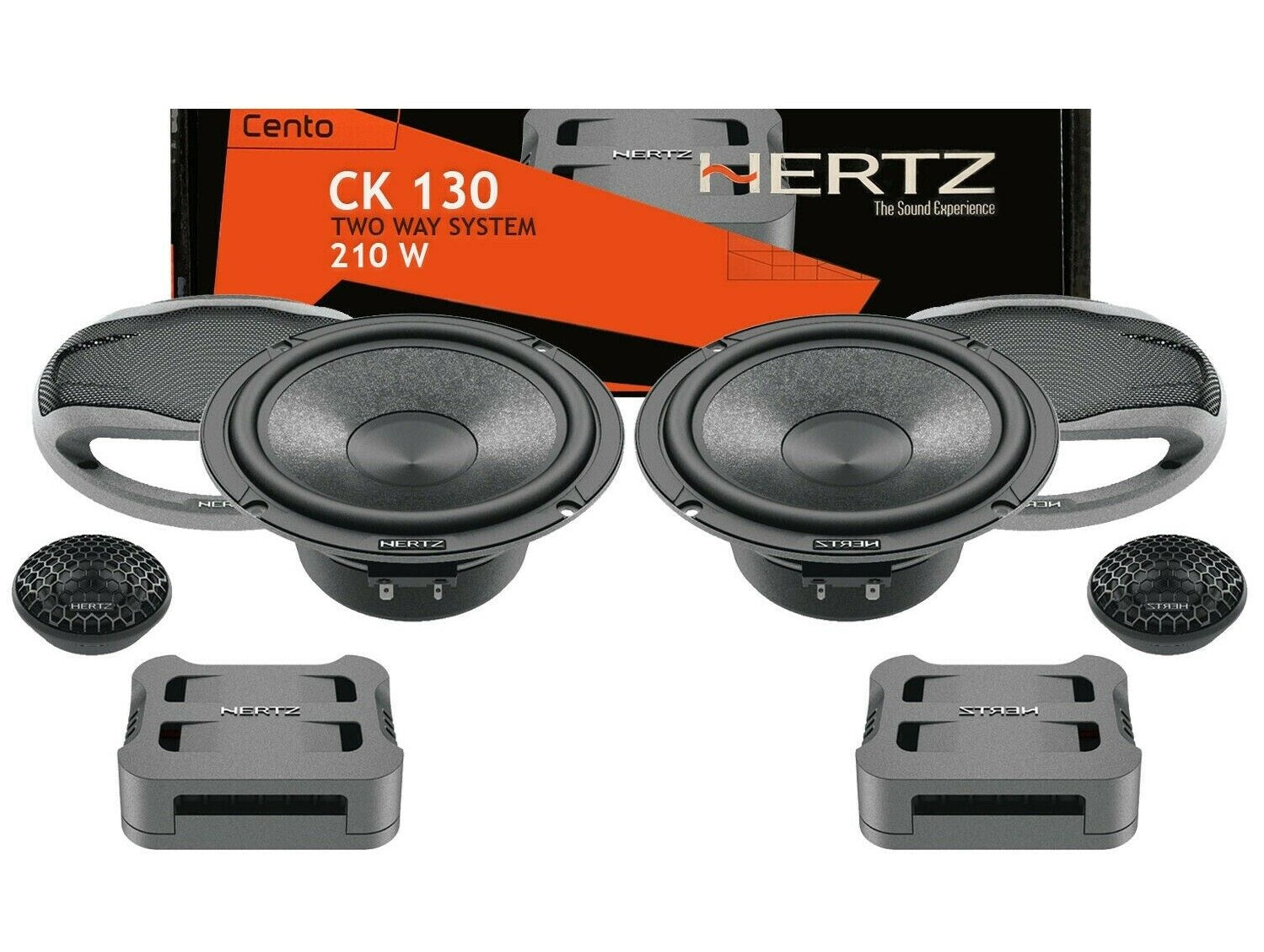 Hertz CK 130 kit 2 vie da 13 cm 130mm crossover e griglie incluse