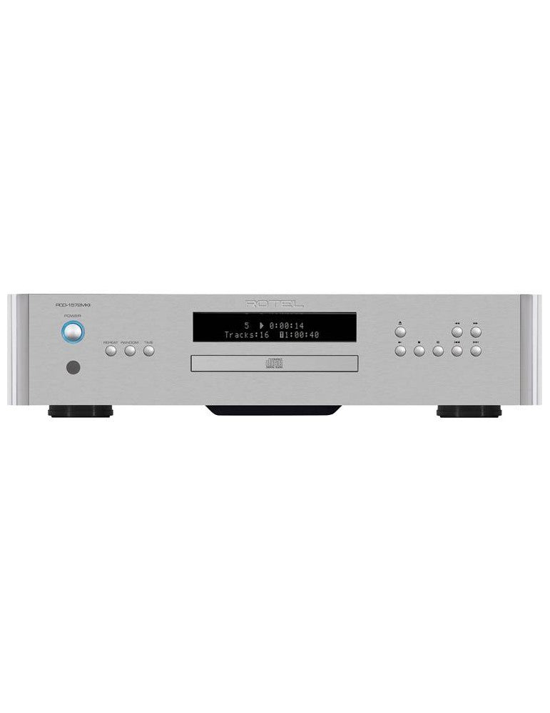 Rotel RCD1572 MKII silver lettore cd DAC Texas Instruments a 32 bit/384 KHz
