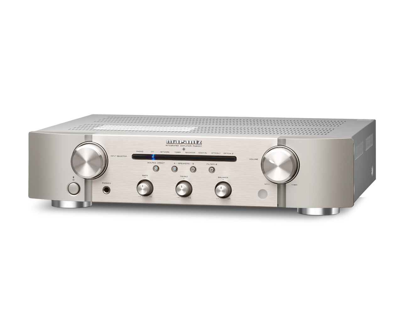 Marantz PM6007 silver integrato 2 x 45 Watt DAC AK4490 ingresso fono