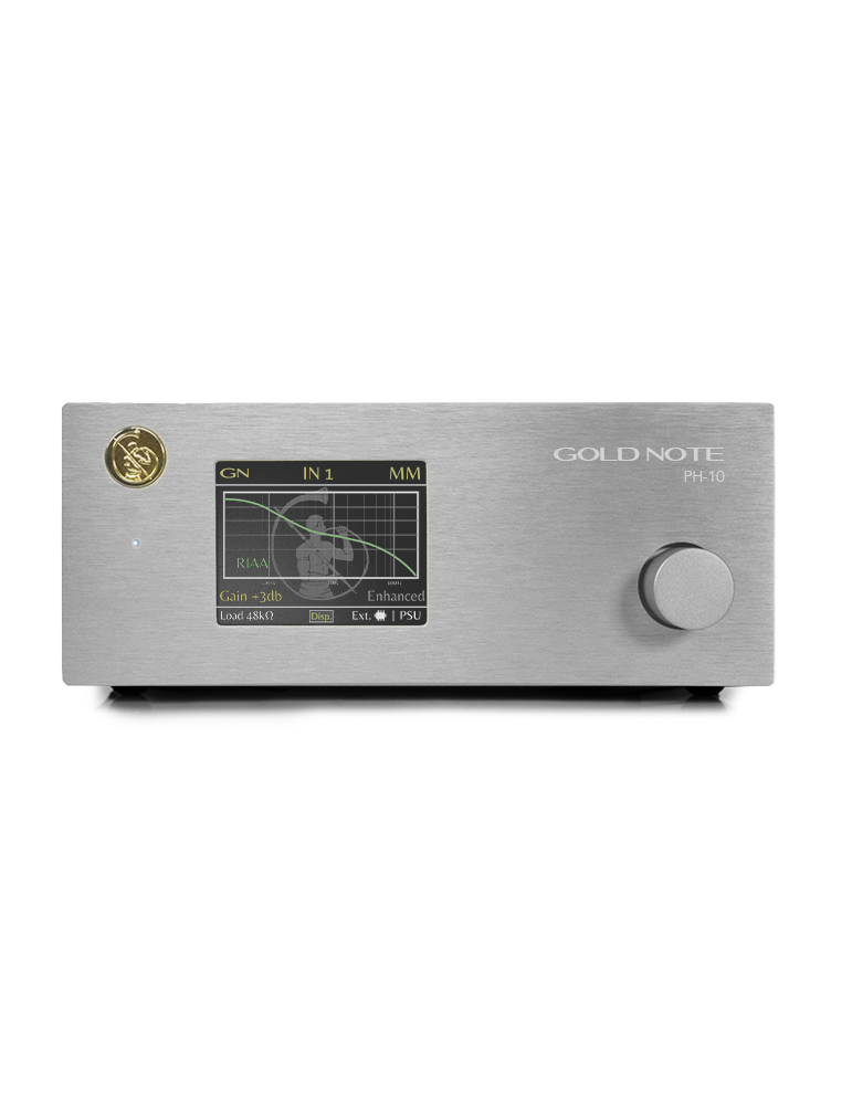 Gold Note PH-10 silver Preamplificatore phono mm-mc