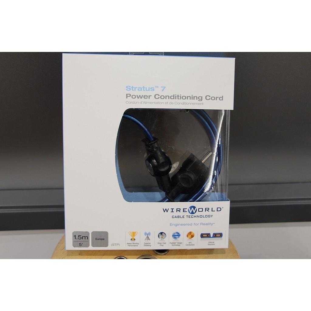 Wireworld STRATUS 7 (elp) cavo alimentazione in rame OFC da 1 MT terminato schuko