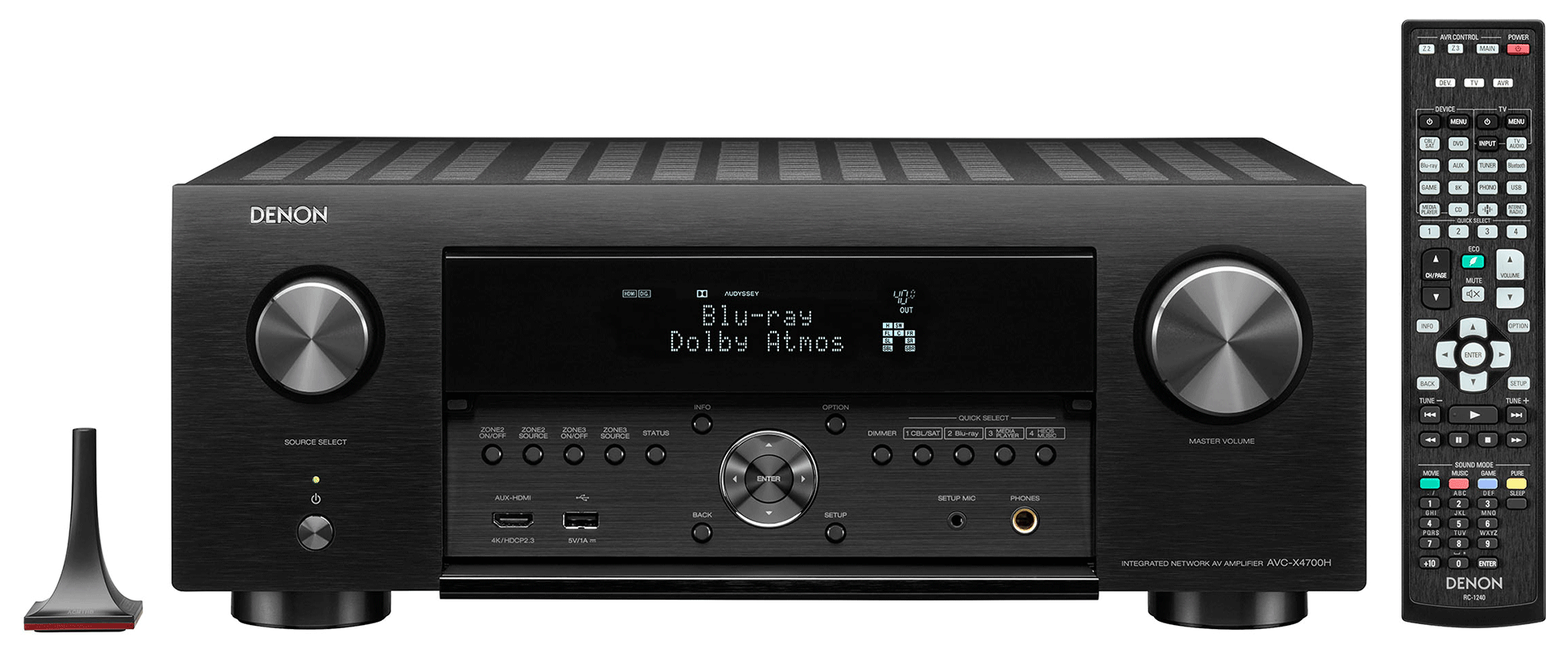 Denon AVC-X4700H nero sintoav 9.2 ch 200 watt 8K Alexa Airplay HDR10+