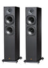 Castle Knight 5 nero diffusori da pavimento 2 vie cabinet in legno
