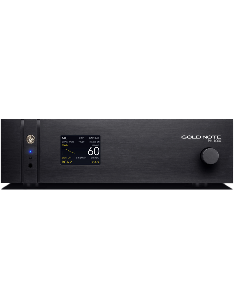 Gold Note PH-1000 LINE nero Preamplificatore phono mm-mc in classe A