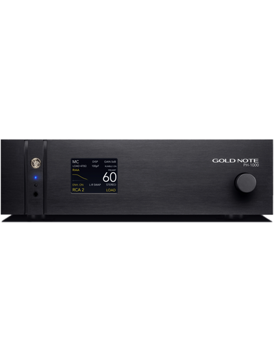 Gold Note PH-1000 LINE nero Preamplificatore phono mm-mc in classe A