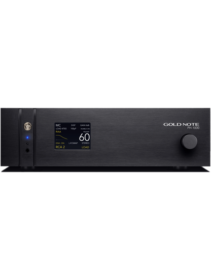 Gold Note PH-1000 LINE nero Preamplificatore phono mm-mc in classe A