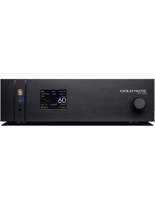 Gold Note PH-1000 LINE nero Preamplificatore phono mm-mc in classe A