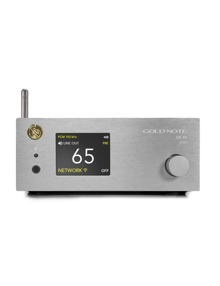 Gold Note DS-10 PLUS silver preamplificatore, streamer dac e ampli cuffie