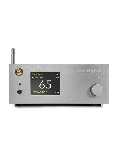 Gold Note DS-10 PLUS silver preamplificatore, streamer dac e ampli cuffie