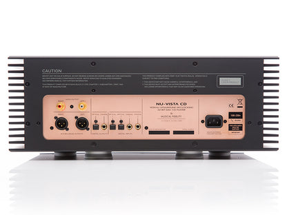 MUSICAL FIDELITY NU VISTA CD nero LETTORE TOP DAC 32 BIT DELTA SIGMA SIGILLATO GARANZIA UFFICIALE