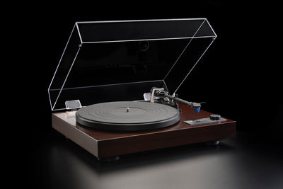 Dual CS 618Q noce Giradischi  a trazione diretta con plinto in MDF