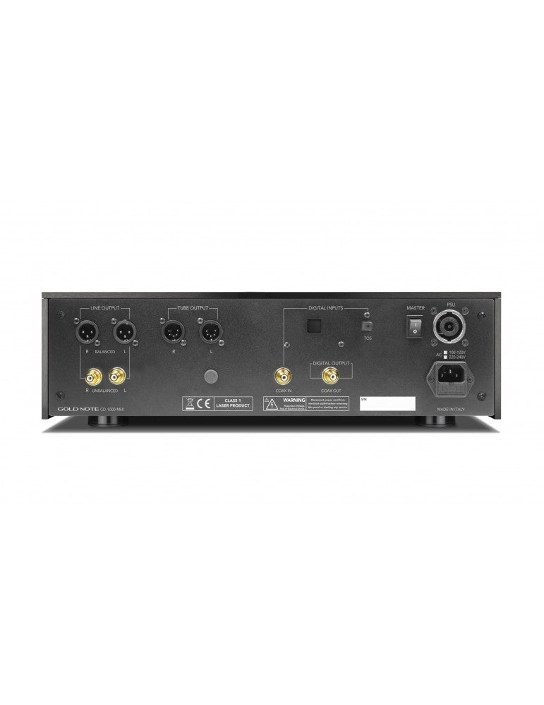 Gold Note CD-1000 MKII Deluxe nero lettore Cd High-End