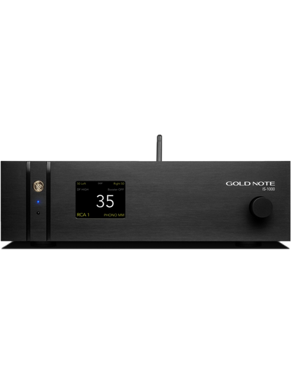 Gold Note IS-1000 LINE nero integrato con dac pcm 1796 senza phono