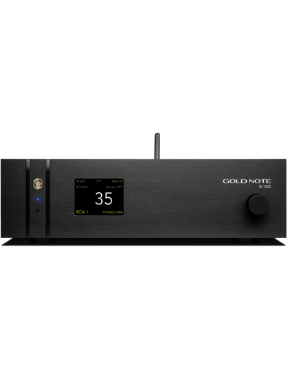 Gold Note IS-1000 LINE nero integrato con dac pcm 1796 senza phono