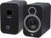 Q Acoustics 3030i nero coppia diffusore 2 vie bass reflex