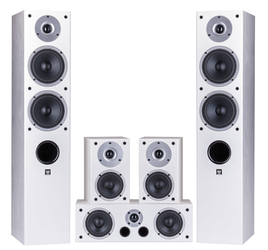 Wilson RAPTOR 5/MINI/VOCAL bianco sistema Home Cinema 5 canali