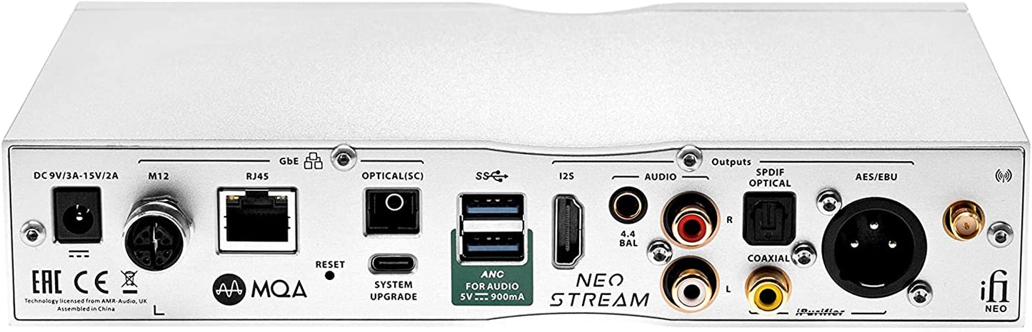Ifi Neo Stream Streamer di rete ultra-Res - Decodifica MQA e DSD True-Native