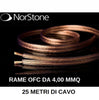 NORSTONE CL 400 CAVO DA 25 MT PER ALTOPARLANTI BIPOLARE 2 x 4.00mmq