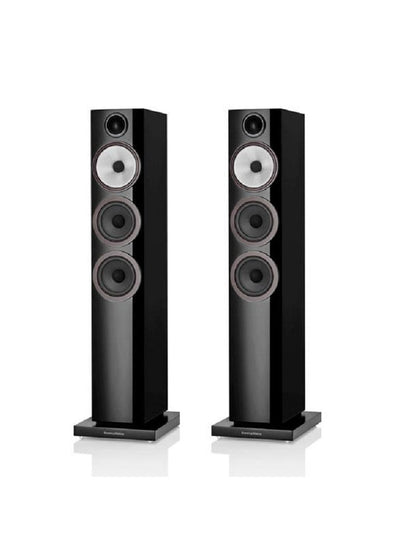 B&W 704 S3 nero laccato diffusori da pavimento 3 vie