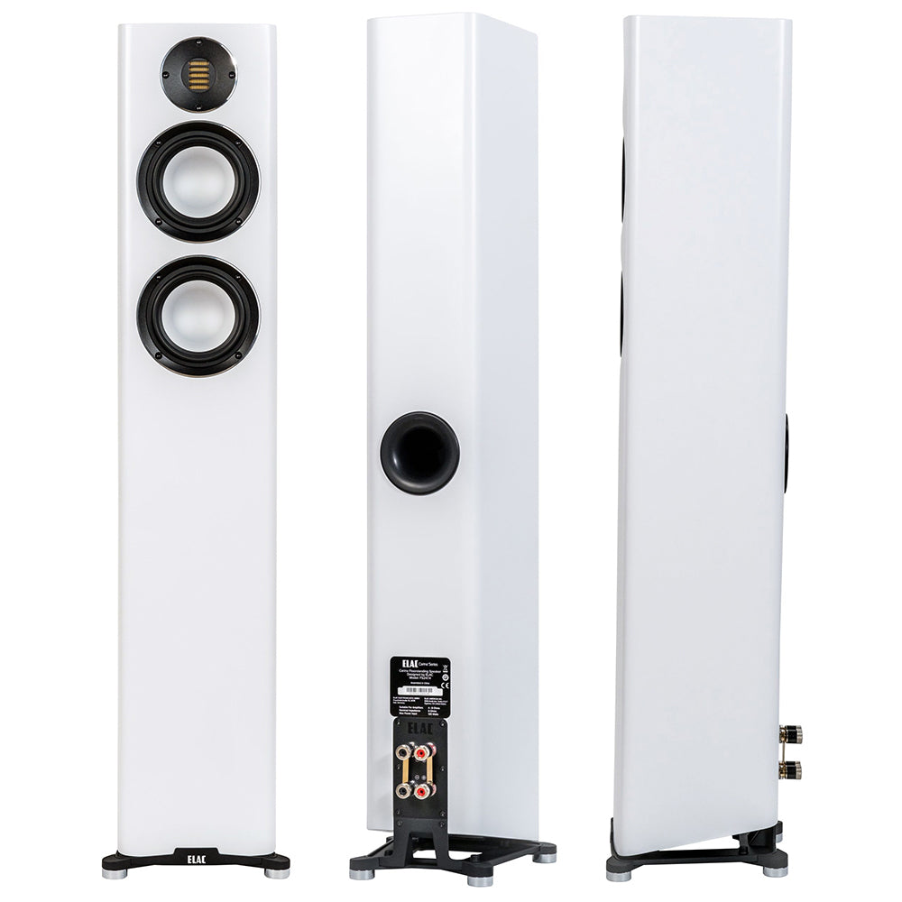 Elac Carina FS 247.4 bianche Coppia Casse Pavimento 2½ Vie