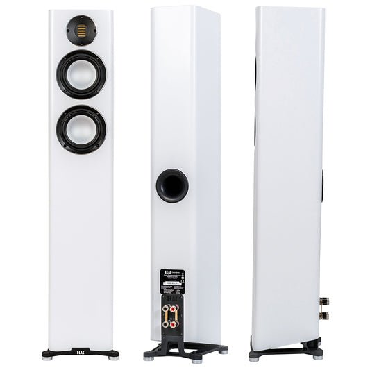 Elac Carina FS 247.4 bianche Coppia Casse Pavimento 2½ Vie