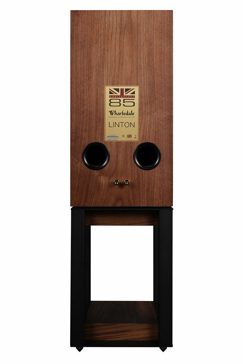 Wharfedale Linton noce con stand diffusori 3 vie serie anniversary nuove