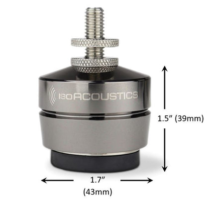 ISOACOUSTICS GAIA III set 4  isolatori acustici per diffusori da pavimento fino a 32 kg
