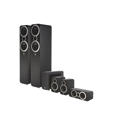 Q Acoustics Q3050i cinema packnero sistema 5 satelliti e subwoofer attivo