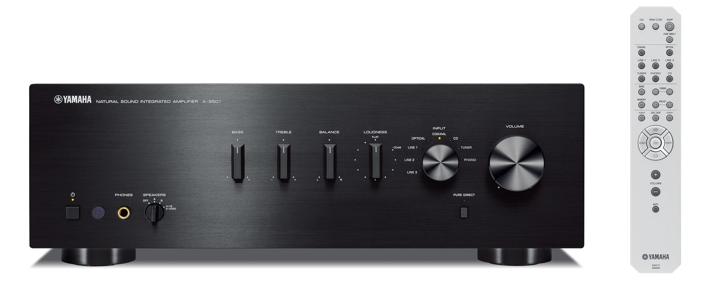 Yamaha AS501 nero integrato 2 ch 85+85 watt rms