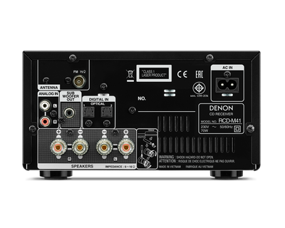 Denon RCDM41DAB nero Sintonizzatore DAB+ cd Bluetooth Potenza 2x 30 W