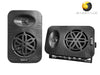 Bass Face splbox.2bp nero coppia diffusori multiuso in ABS IP65 con staffe incluse