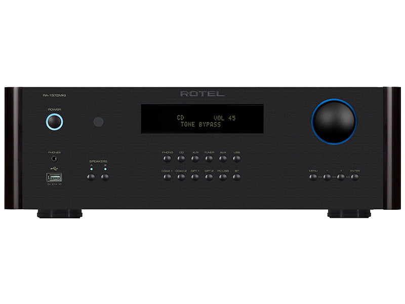 Rotel Ra 1572 MkII nero amplificatore integrato 2x120 watt rms in classe AB NUOVO
