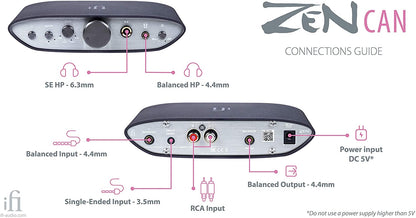 Ifi Zen Can amplificatore cuffie con 1600mW (7,2 V) a 32 ohm