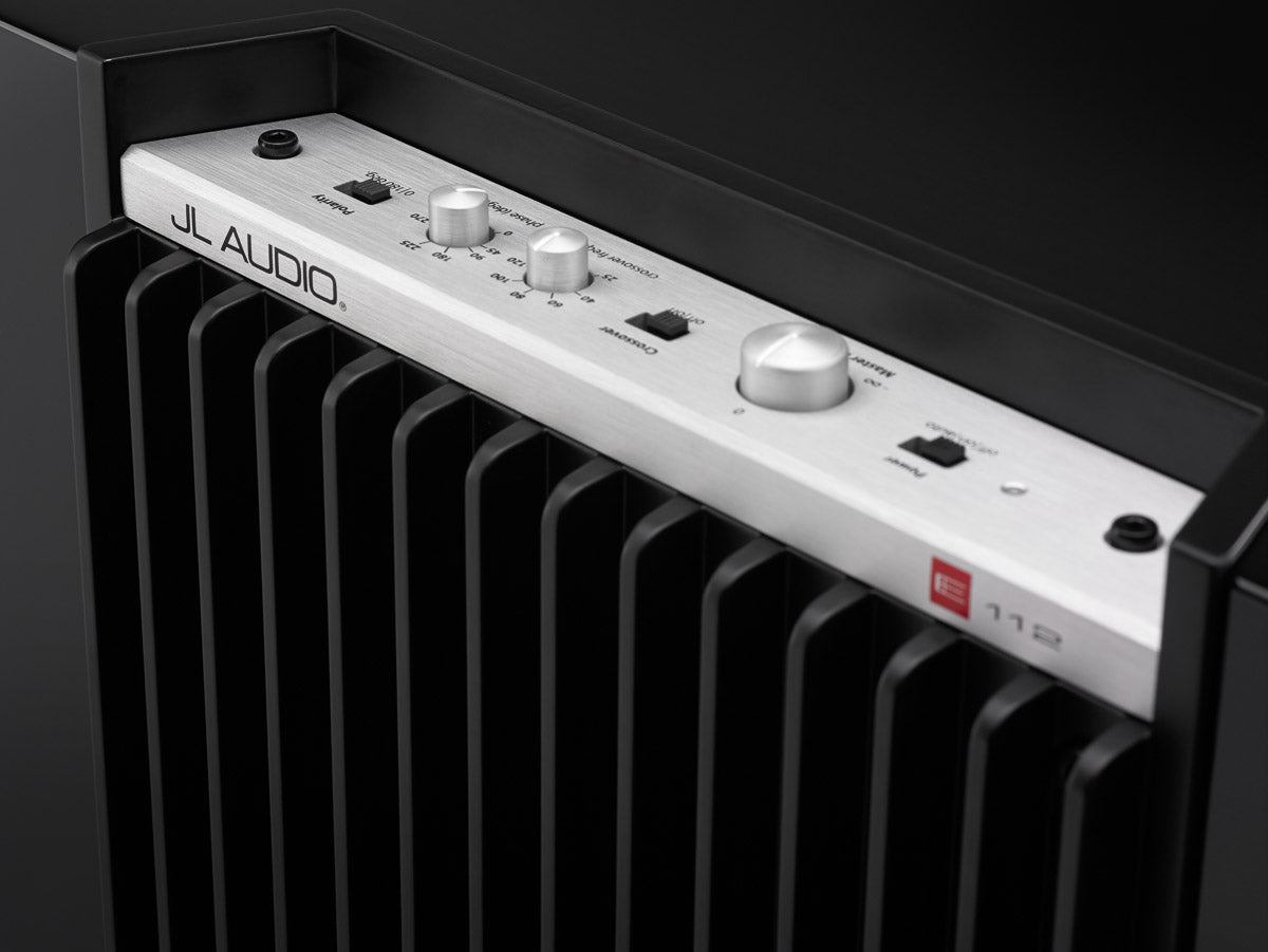 JL AUDIO E112 black ash subwoofer attivo 1500 watt rms